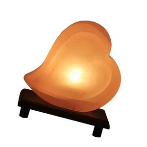 Lámpara de sal tallada en forma de corazón del Himalaya al por mayor, lámpara de amor artesanal ecológica de Sian Enterprises, artesanía natural - Product Image 3