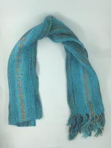 New Design <b>Silk</b> <b>Scarf</b> Made High Cotton Viscose Yarn Dye Multicolor Stole Elegant Casual Stylish Women Adults Spring Handloom - Product Image 3