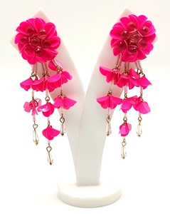 Pendientes de borla con forma de gota de agua para mujer, aretes de aleación de aceite, estilo étnico - Product Image 3