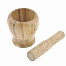 Ensemble de mortier et pilon en bois pour ail d'épices pour une taille personnalisée et une utilisation à la main au meilleur prix et en vente - Product Image 5