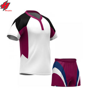 Uniformes de Rugby transpirables de alta calidad personalizados OME 2024, juego de ropa de fútbol por sublimación, Diseño de equipo al por mayor - Product Image 1