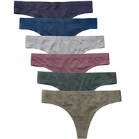 Ropa Interior Femenina de Moda, Bragas de Algodón Suave sin Costuras, Transpirables, con Encaje Sexy Bordado, Tangas Ecológicas Cómodas, Venta al Por Mayor