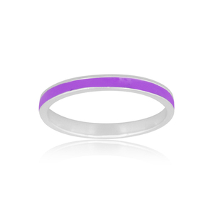 Handmade Sterling <b>Silver</b> Enamel Statement Band <b>Ring</b> Jewelry For Women Gift For Her Dainty Collection - Product Image 2