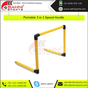 Haies d'agilité d'entraînement de football pliables 3 en 1 de haute qualité faciles à transporter - Product Image 4