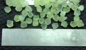 25pcs Green Natural Prehnite Loose Gemstones Raw <b>Stone</b> <b>Beads</b> for Handmade Jewelry Making - Product Image 5