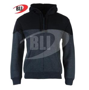 Vêtements de sport en molleton de coton personnalisés à prix de gros Utilisation régulière Sweats à capuche décontractés à fermeture éclair pour hommes avec logo personnalisé - Product Image 3
