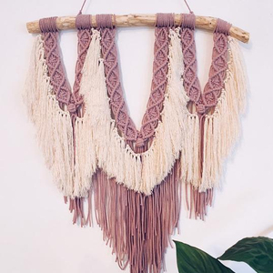 Home <b>Decor</b> ItemHigh Quality Handmade ItemMacrame <b>Wall</b> HangingElegant - Product Image 1