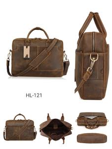 Bolsa de ordenador portátil de cuero genuino precio barato al por mayor para la Oficina regalo corporativo bolsas de cuero para hombre para mujer bolsa de ordenador portátil - Product Image 5