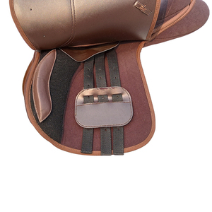 Almohadillas de cuero para montar a caballo ecuestre al por mayor de alta calidad, logotipo personalizado, producto duradero de alta calidad a un precio razonable - Product Image 5