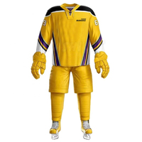 Personnalisez votre style ! Nouvelle Arrivée Maillot de Hockey sur Glace Homme Tendance 100% Polyester Respirant Anti-Bactérien Grande Taille Uni