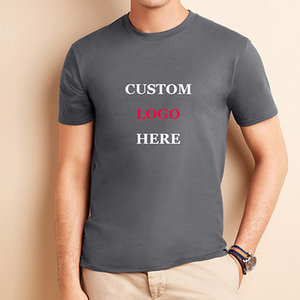 เสื้อยืดทรงบ็อกซี่สไตล์ไฮสตรีท พิมพ์ลายโลโก้ตามสั่ง ผ้าฝ้าย 100% คอกลม ถักทอ น้ำหนัก 220-350 กรัม เสื้อยืดครอปแฟชั่น - Product Image 4
