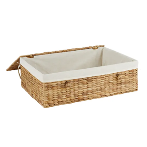 Boîte de rangement rectangulaire en bambou et jonc de mer 100% naturel de haute qualité du Vietnam, meilleur prix, rangement ménager en jacinthe d'eau - Product Image 6