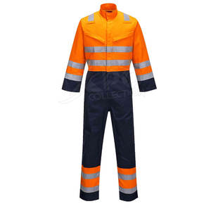 New Arrival High Vis Coverall Flame Retardant Protection Coverall Usage for <b>Industrial</b> Working Wear Labour Workwear - Product Image 5