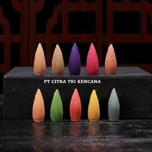Bâton d'encens à reflux en céramique, poudre de jus blanche, avec matériel brut coloré, pour TABU, jiigers, MAKO, barque, BAKHOOR, nagorda, inde, asie - Product Image 1