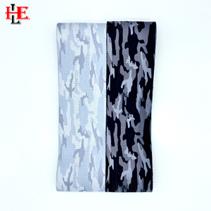 2025, venta al por mayor de fábrica, juegos de bandas de resistencia a la cadera de tela antideslizante, bandas de ejercicio con logotipo personalizado para entrenamiento de Yoga - Product Image 2