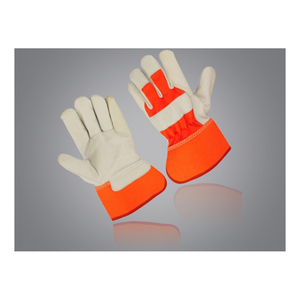Venta superior personalizada Guantes DE TRABAJO DE SEGURIDAD INDUSTRIAL Canadian Heavy Duty Jardinería Transporte Guantes de aparejo de cuero Función antiimpacto - Product Image 1