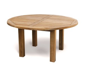 Teak Solid Wood Outdoor Dining <b>Table</b> Modern Design Durable Frame for Patio Furniture - Product Image 6