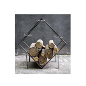 Cast Iron Log <b>Rack</b> With Premium Quality Log Storage <b>Rack</b> Customized Size And Shapes Log <b>Rack</b> At Best Price - Product Image 4