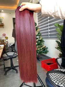 Extensions de tissage colorées, couleur tendance, trame machine, double trame, simple trame - Product Image 2