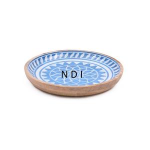 Stockage de nourriture de style unique avec finition intérieure en émail Assiette de service de vaisselle arrondie - Product Image 1