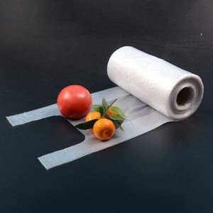 Bolsas de Camiseta de Polietileno de Alta Densidad (HDPE) y Polietileno Lineal de Baja Densidad (LLDPE) en Rollo para Uso en Tiendas de Abarrotes a Precio Competitivo - Product Image 3