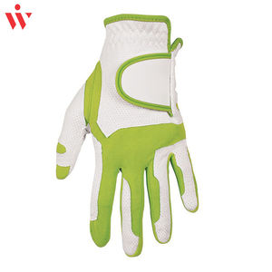 Gants de golf en peau de chèvre véritable de haute qualité avec logo personnalisé en gros Style d'impression unique en cuir à la mode - Product Image 5