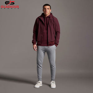 เสื้อฮู้ดผู้ชายขนแกะแบบสวมหัวแฟชั่นสำหรับฤดูหนาว2025มีสไตล์สตรีทแวร์ผ้าฝ้ายสีพื้นว่างเปล่าออกแบบได้เอง - Product Image 2