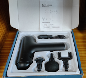 <span class=keywords><strong>Pistola</strong></span> de masaje vibratorio, dispositivo portátil de 6 velocidades, recargable por USB,de alta tensión, novedad de Amazon - Product Image 5