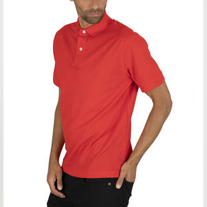 Venta caliente 2020 logotipo personalizado de alta calidad 100% algodón Polo de hombre diseño en blanco liso de talla grande de punto de compresión corta - Product Image 4