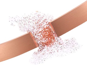 Chất Lượng Cao 100% Custom Logo Đồng Nguyên Chất Rắn Đồng Vòng Đeo Tay Đồng Còng Cho Nam Giới Và Phụ Nữ Với Nam Châm - Product Image 6