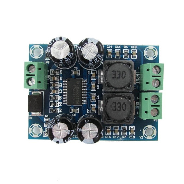 Taidacent Mono 60W TPA3118 Digital Audio Amplifier Board Audio Power Amplifier Module XH-M311 Class d Monoblock Amplifier