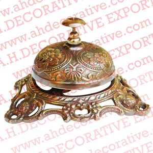 Unique Designer Handmade Professional Desk Table Used Food <b>Calling</b> <b>Bell</b> Vintage Style Beautiful <b>Bell</b> Reception Ring Customizable - Product Image 5