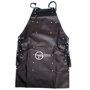 Capas de peluquero con logotipo personalizado, bata de corte de pelo ajustable desechable, tela para Barba, piezas hechas de algodón y poliéster, OEM directo - Product Image 6