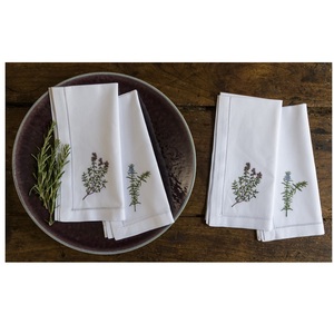 Quang-servilletas bordadas a mano, 100 algodón - Product Image 1