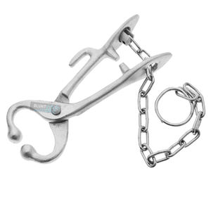 Proveedor de Pakistán: Sujetador de toros veterinario de acero inoxidable reutilizable y duradero con cadena, certificado ISO9001, en venta - Product Image 4