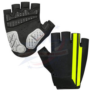 Gants de cyclisme demi-doigt pour hommes de haute qualité Gel Racing Gym Bike Riding ODM/OEM pour Sports de plein air-Production en usine pakistanaise - Product Image 4