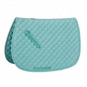 Tapis de selle profilé pour l'équitation Mélange de matériaux haute performance Panneaux en maille respirante Noyau absorbant les chocs Vente en polycoton - Product Image 2