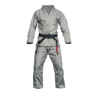 Uniforme de Bjj gi de 2022 algodón para niños, ropa deportiva personalizada, Color gris, con logotipo personalizado, OEM, novedad de 100 - Product Image 1
