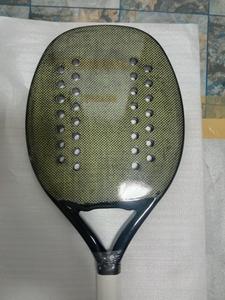 Raquettes de beach tennis sur mesure, raquette de padel en fibre de carbone et de verre, face de 20 mm, poids de 320-340 g, longueur de 50 cm, logos et couleurs personnalisés - Product Image 5