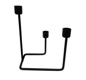 Candelabro y candelabro de Metal negro/dorado de nuevo diseño hecho a mano para decoración de hogares, hoteles y restaurantes, decoración de bodas - Product Image 4