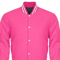 Nouvel arrivage de veste Letterman en laine pour hommes, ensemble de veste universitaire avec broderie personnalisée, patchwork, bombardier pakistanais rouge et blanc, va
