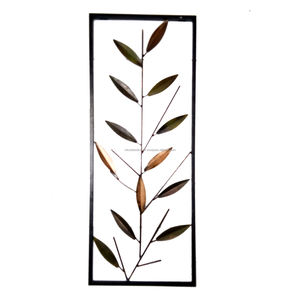 Marco de hojas verdes y doradas, decoración del hogar - Product Image 5