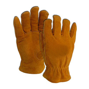 Gants de conducteur en cuir de vache fendu, gants fantaisie, de haute qualité, doigts complets, vente en gros - Product Image 2