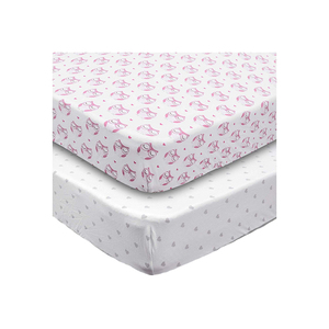 Bulk Supply Baby Cotton Crib Sheets Fitted - Product Image 1