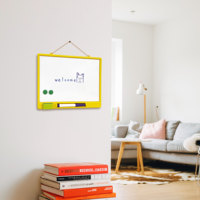 Tableau mémo effaçable à sec SYH Small Profusion multicolore avec options vert/rouge/jaune/bleu pour le dessin et l'écriture des enfants