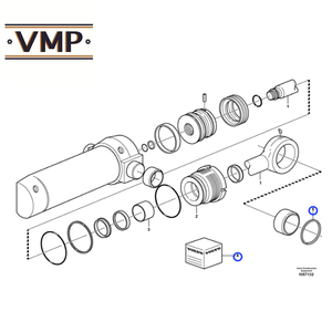 VOE15173598 - Joint d'étanchéité pour chargeuses-pelleteuses BL60, BL60B, BL61, BL61B, BL61 PLUS, BL70, BL70B, BL71, BL71B, BL71 PLUS - OEM - Product Image 2