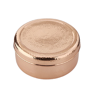 Boîte de chapati de taille personnalisée de forme ronde Conteneur de chapati en laiton poli d'or de qualité exclusive pour la vente chaude - Product Image 4