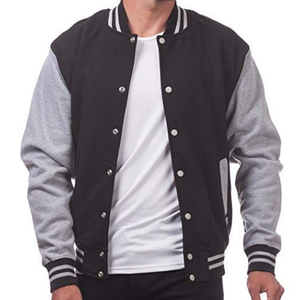 Chaqueta de béisbol para hombre de lana cepillada de invierno de alta calidad - Product Image 4