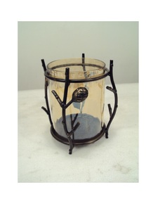 Bougeoir de pilier de branche de fer - Product Image 1