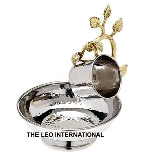 Cuenco impreso esmaltado con forma de barco de Metal de aluminio para servir frutas secas, aperitivos, cuenco decorativo para el hogar con aspecto de lujo - Product Image 2